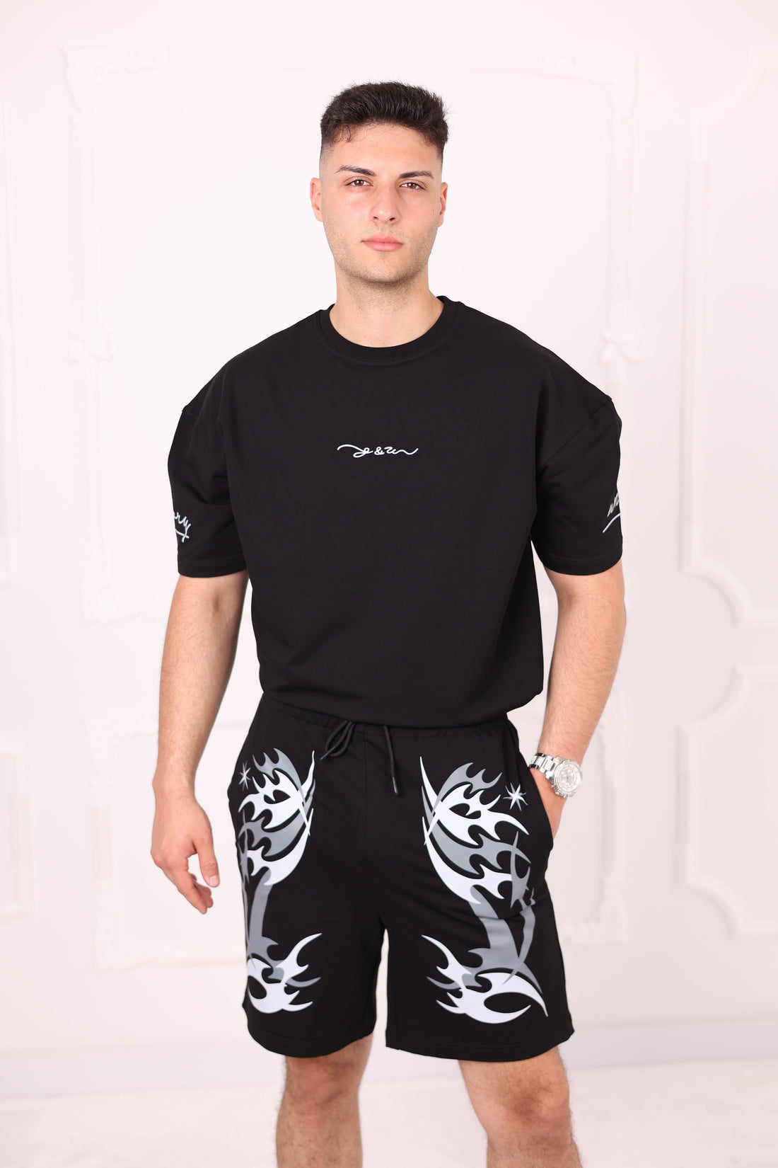 Black streetwear T-Shirt